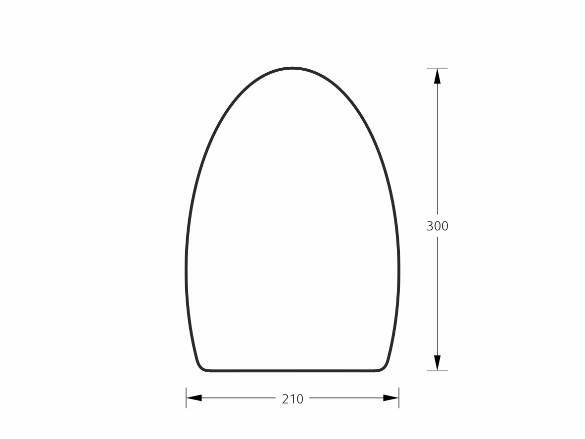 OVAL (E14) IP40 4000К