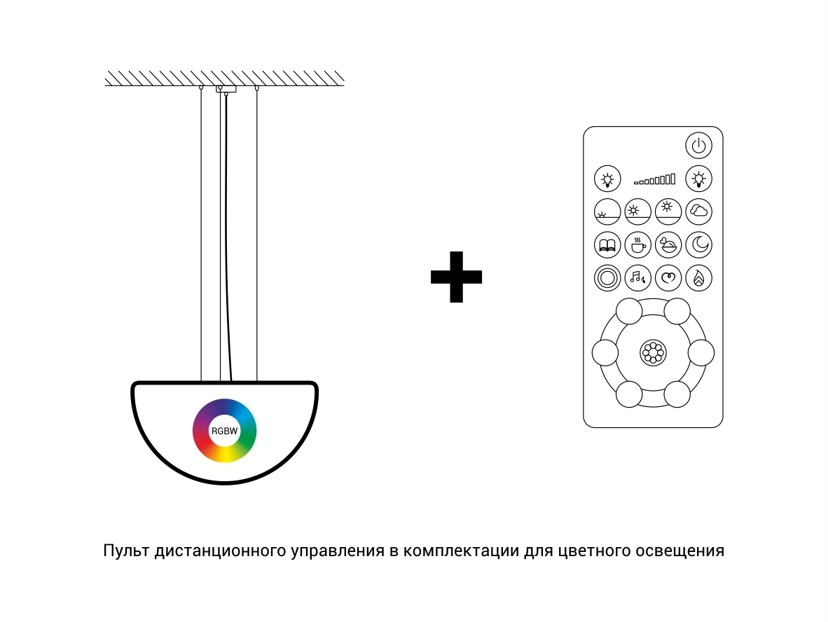 SEMISPHERE_P (E27) 80 IP65 RGBW (set)