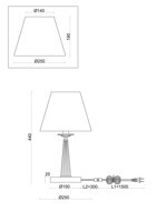 Настольный светильник Freya FR2027TL-01N