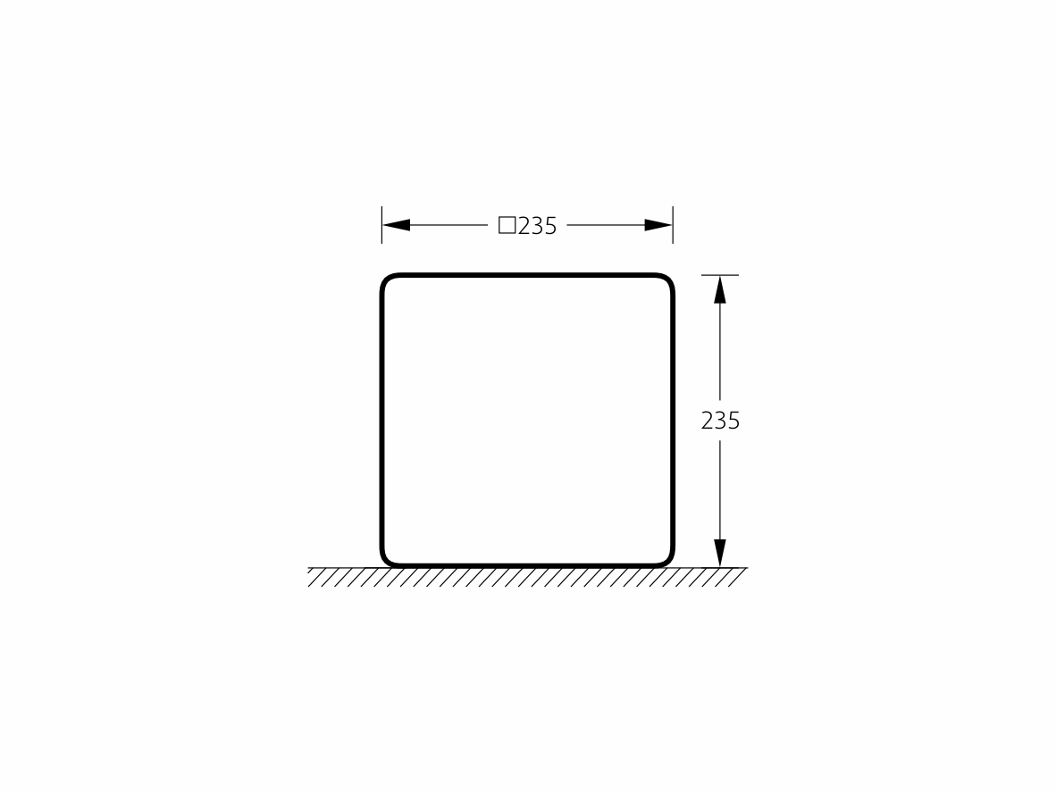 CUBE_F (E14) 25 IP40 3000K