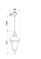 Подвесной светильник Outdoor O029PL-01BZ