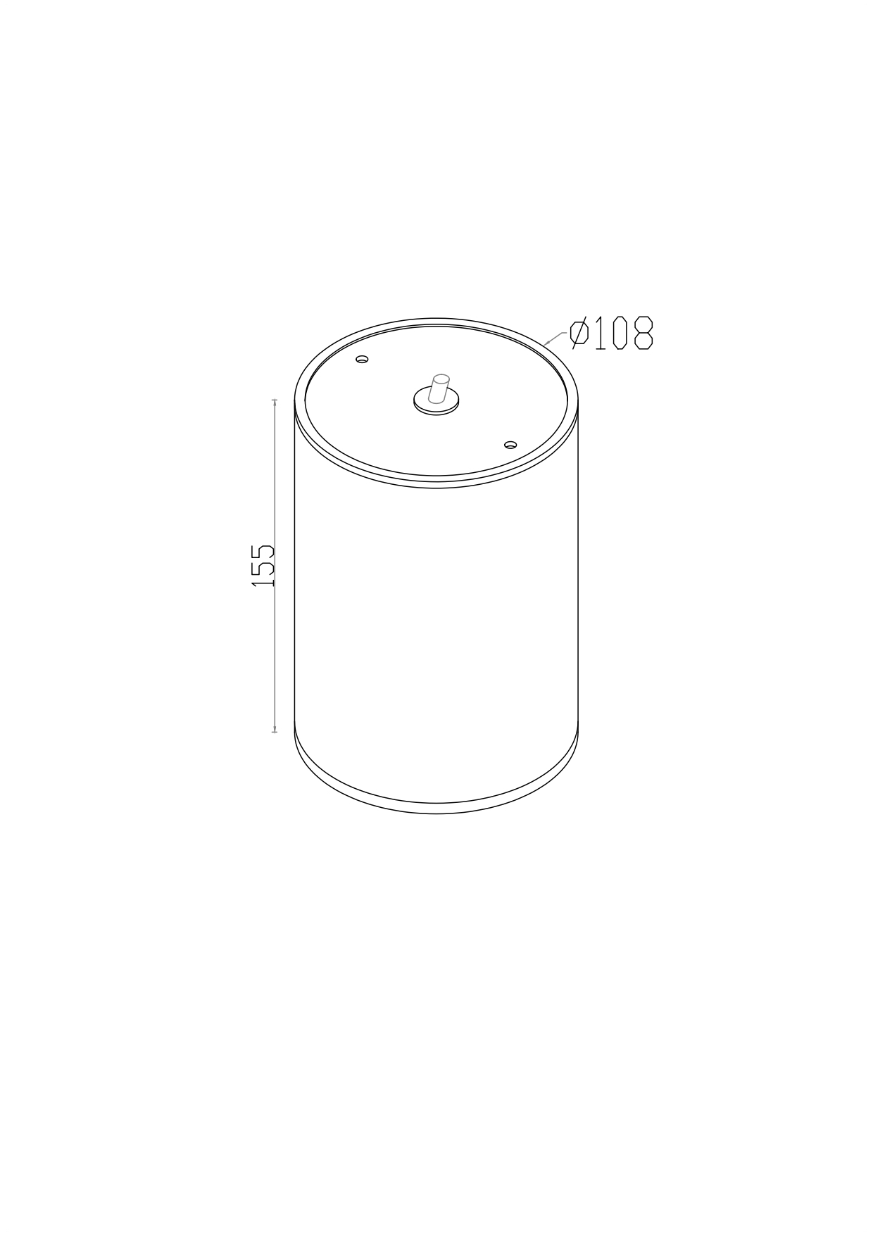 Потолочный светильник Outdoor O306CL-L12GF