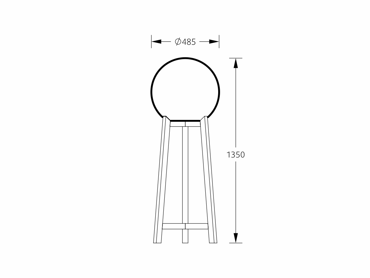 Wood_B 50 (E27) IP40 4000K