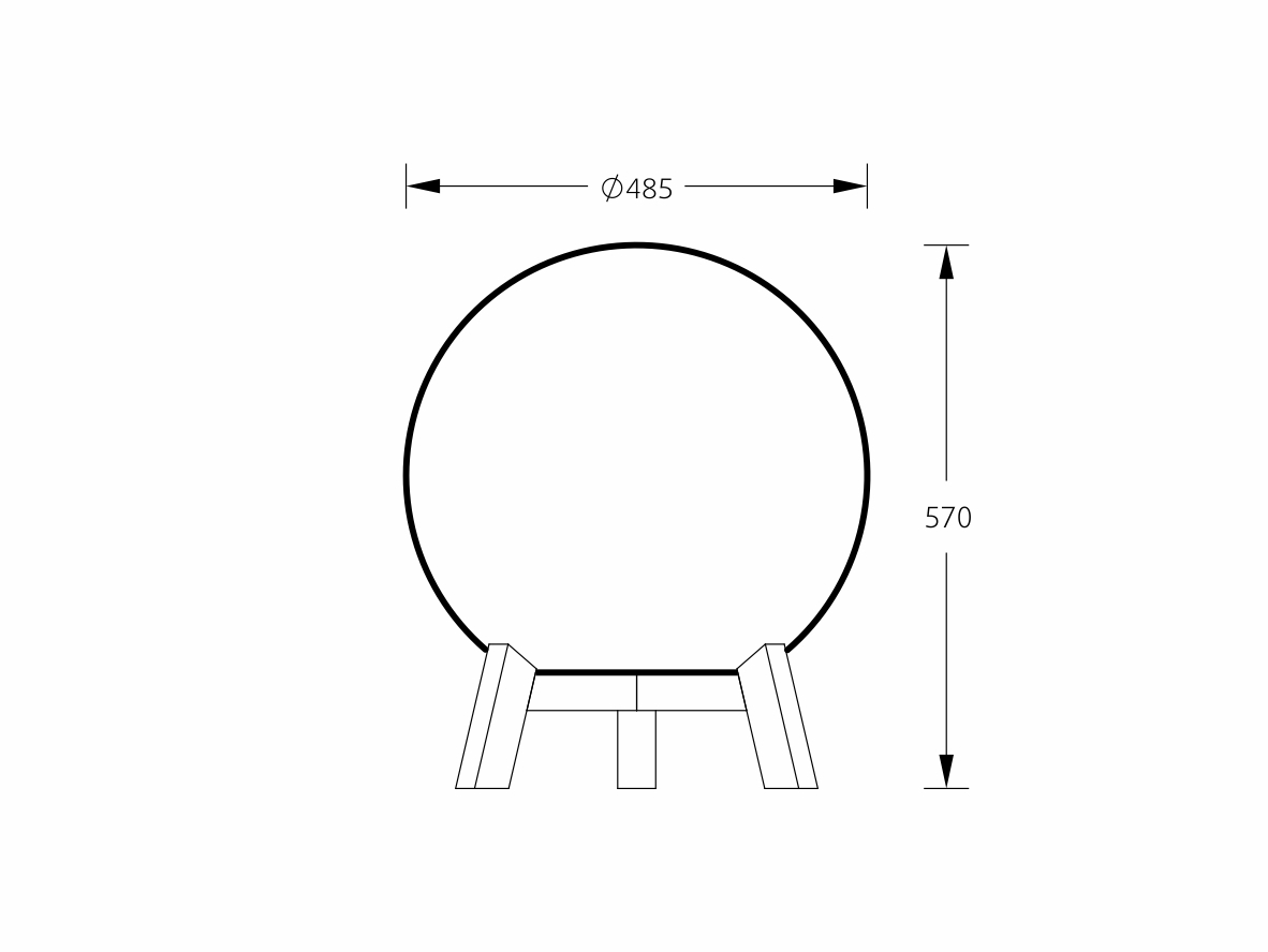 Wood_S 50 (E27) IP40 RGBW (set)