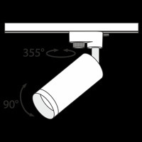 Трековый светильник Technical TR004-1-GU10-W